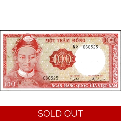 Vietnam-South-100 Dong- P19a - B122a